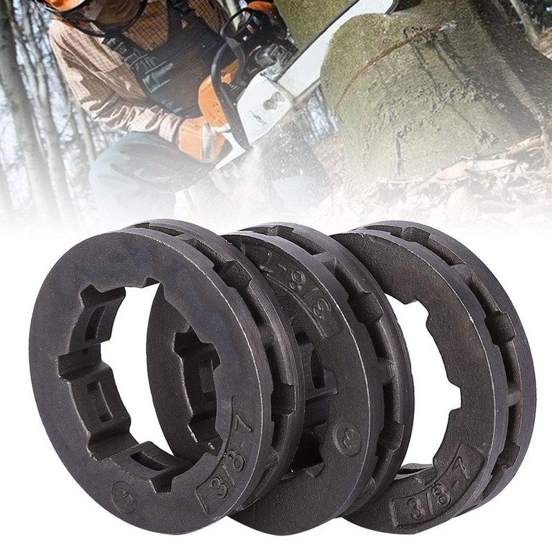 3 Pieces 3/8 Inch 7 Teeth Sprocket 68210 Chainsaw Parts,
