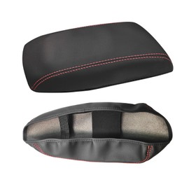 SUNBREATH Compatible with Center Console Armrest Cover for Toyota Corolla 2014 205 2016 2017 2018 2019 Leather Arm Rest Storage Box Lids Cushion Protector Pad