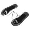 1Pair Heated Insoles Electric Insoles 4.5V Battery Powered Soft Carbon