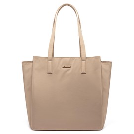 LOVEVOOK Tote Bag For Women, Travel Work Tote with Zipper Fits 14'' Laptop, Large Shoulder Handbag, Carry on Bag for Teacher Nurse Gym