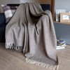 Linen & Cotton Fluffy, Cuddly, Cosy Wool Blanket, Stonewold