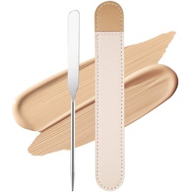 Spatula Cosmetic Tools 1 Set Metal Makeup Spatula Stainless Steel Beauty Cosmetic Tool DIY Crafts Beginners Carry