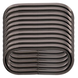 BIKICOCO 2'' Metal Oval Ring Buckle Loops Non Welded for Leather Purse Bags Handbag Straps, Gunmetal - Pack of 10