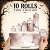 Lothee 10 Rolls 50 Yards Halloween Mummy Bandage Wrap Costume