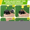 Gulfmew 7 Pack Sprinkler Head Tool Kit Compatible with Hunter