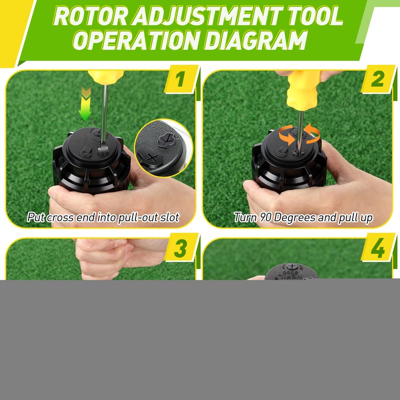 Gulfmew 7 Pack Sprinkler Head Tool Kit Compatible with Hunter