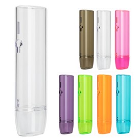 HORJIA Case for Iqos Compatible with Iqos IlmaOne Cover, Strap Included, Top and Bottom 2 Parts, Disassembly Design, PC Product, Transparent Case, Ultra-thin, Ultra Lightweight, Compatible with iluma One (Case Only) (Clear)