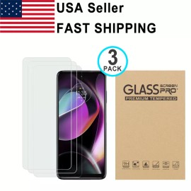 For Motorola 3PACK Tempered Glass For Motorola Moto G 5G G Play G Power 2021 2022 2023 G Pure - For Moto G 5G 2022