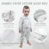 Baby Sleep Bag with Feet 1.0 TOG Long Sleeves Wearable