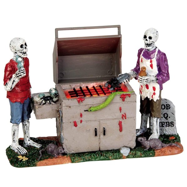 Lemax Spooky Town Gory Grillin Battery Operated # 54912
