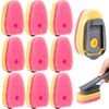 10 Pack Sponge Dishwand Brush Refills for Scotch-Brite Dishwand (Pink)
