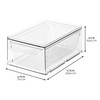 iDesign Stackable Kitchen Storage Drawer for Fridge, Pantry, Under-Sink, or