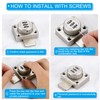 PATIKIL Combination Cabinet Latch, Zinc Alloy Keyless Drawer Lock 3-Digit