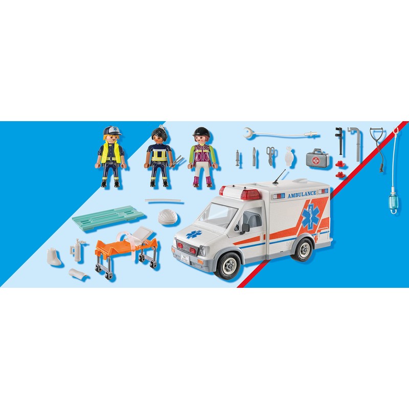 PLAYMOBIL Ambulance - 2023 Version, Multi-Colour, 71232