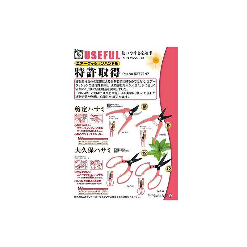 Cactus cushion with pruning shears P-32