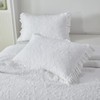 Brandream Quilted Pillow Shams Cotton Set of 2 King Size