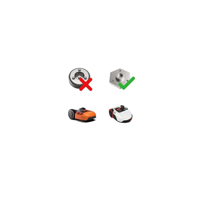 Blade Disc for 6x Blades compatible with Worx Landroid S&M