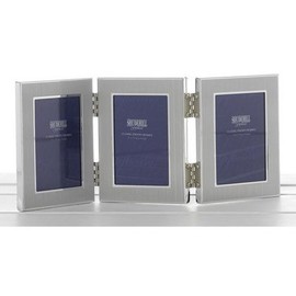 2" x 3" Triple Photo Frame 3 Way Travel Frame Gift Occasion Present 24103