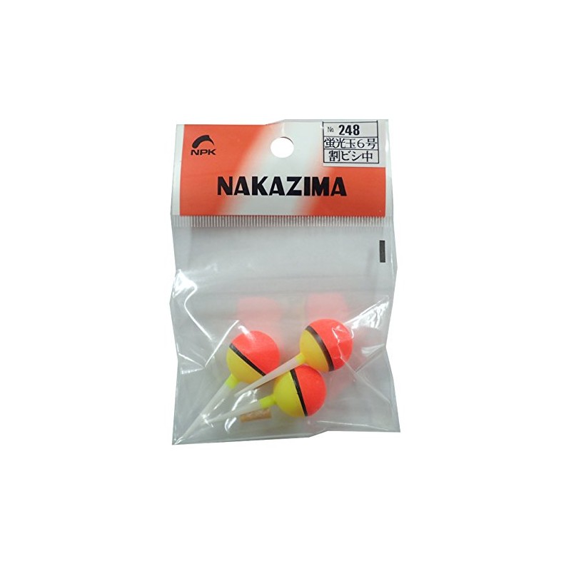 nakazima No. 248 Fluorescent Ball Float 6 # # # #
