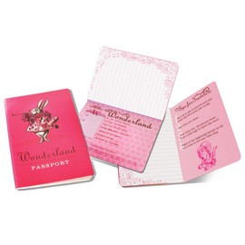 Passport to Wonderland Mini Notebook - a Pocket Size Pad for Jotting Your Ideas on The Go