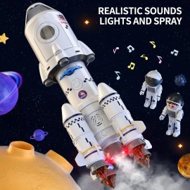 Temi Space Shuttle Rocket Toys Para 3 4 5 6 7 8 9 Años Para
