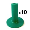 DuraSpike Adj Practice Golf Tee 10 Base Bulk Like Fiberbuilt