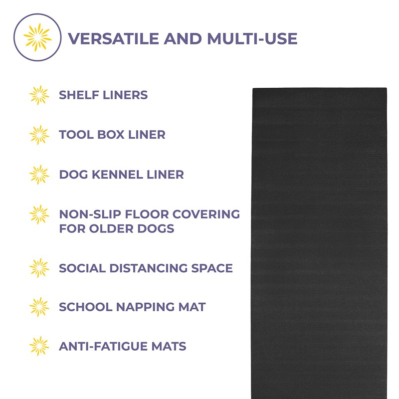 Sunshine Yoga Voyage Yoga Mat Roll, 24in x 50ft Exercise