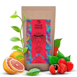 Guayusa Pachamama Energia 0,25 kg | Bio- Ilex Guayusa aus Ecuador 250 g | Stark anregend | Mit Guarana| Cousine des Mate Tees |Milder Geschmack | Alternative für Kaffee und Energydrinks