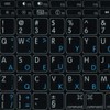 MAC ENGLISH - DVORAK BLACK BACKGROUND KEYBOARD STICKERS