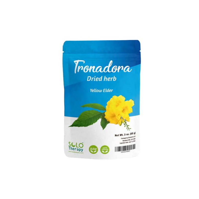 Tronadora Tea 3 oz, Yellow Elder, Resealable Bag, Tronadora Herb,