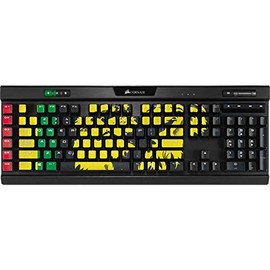 Skinit Decal Skin Compatible with K95 RGB Platinum Mechanical Gaming Keyboard - Skinit Originally Designed Vertical Banner - Lion of Judah Design