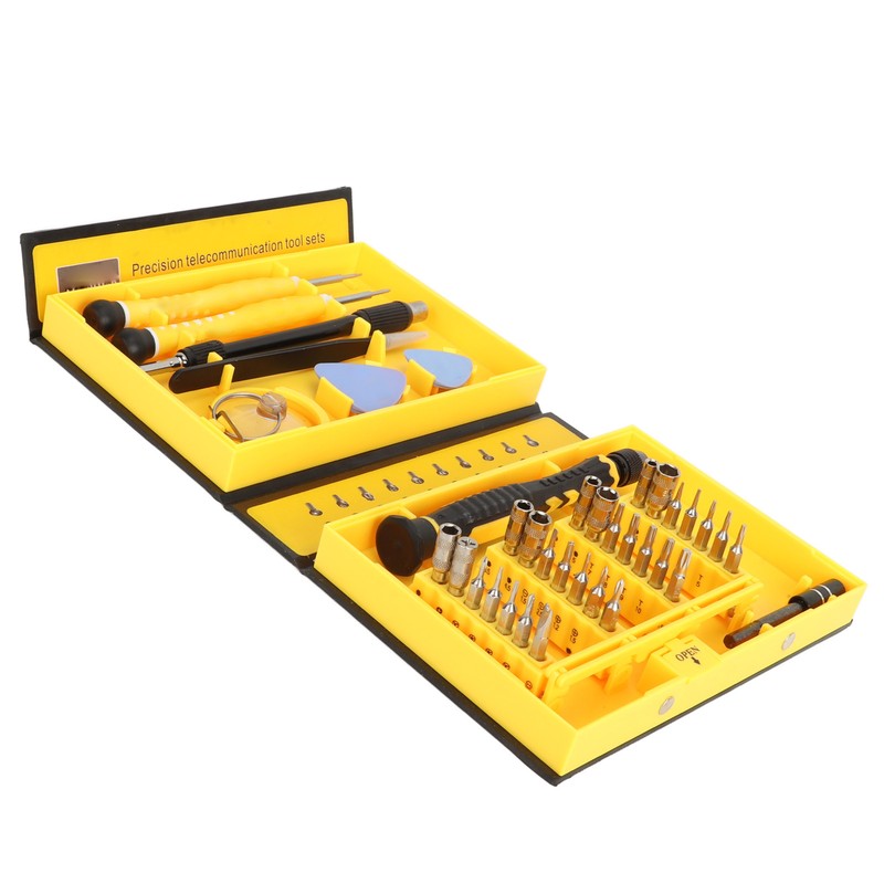 38 in 1 White Bit Screwdriver Socket Set High Hardness