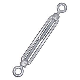 (1 Piece) Turnbuckle Wire Tensioner M8, Adjustable Turnbuckles Eyelet and Eyelet, Rope Tension (Pack of 1, M8)