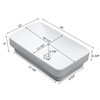 Lordear Vessel Sink Bathroom Semi Recessed Sink 19 x 12