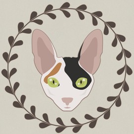 CafePress Cornish Rex Cat Canvas Tote Top Zipper Closure