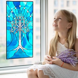LOTR White Tree Stained Glass Window Film (18"X39")