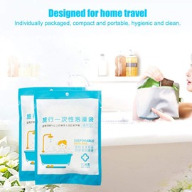 Pack of 10 Oversized Disposable Bathtub Liner Cover Film Bath Bag for Household Travel Spa Hotel Baby for Sauna, Household and Hotel Bathtubs, Avoid Possible Contamination, Default
