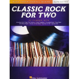 Classic Rock for Two Alto Saxes Easy Instrumental Duets