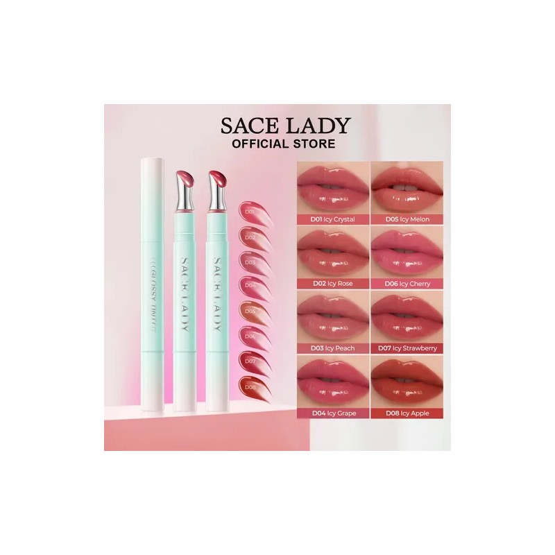 Sace Lady Ice-cool Labial Brillo Efecto Jugoso, No Pegajoso