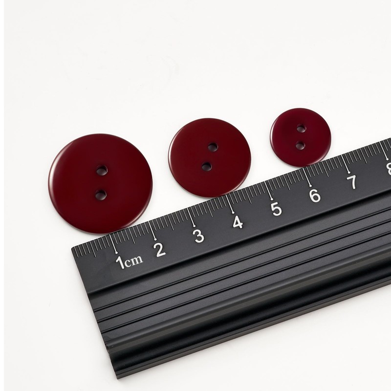 10pcs 15mm Resin Sewing Button,2 Holes Round Craft Decorative Buttons