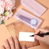 12 Pack 6 Inch Plastic Storage Boxes, Small Rectangle Clear