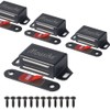 Mousike Cabinet Magnets 30lb Black Door Magnets with Strong Magnetic
