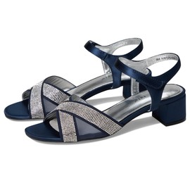David Tate Women's Holiday Heeled Sandal, Navy, 13