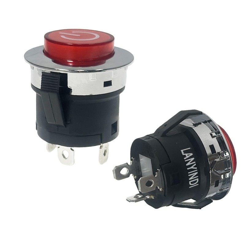 LANYINDI 2 Pcs Power Button Switch Push Start Replacement Parts