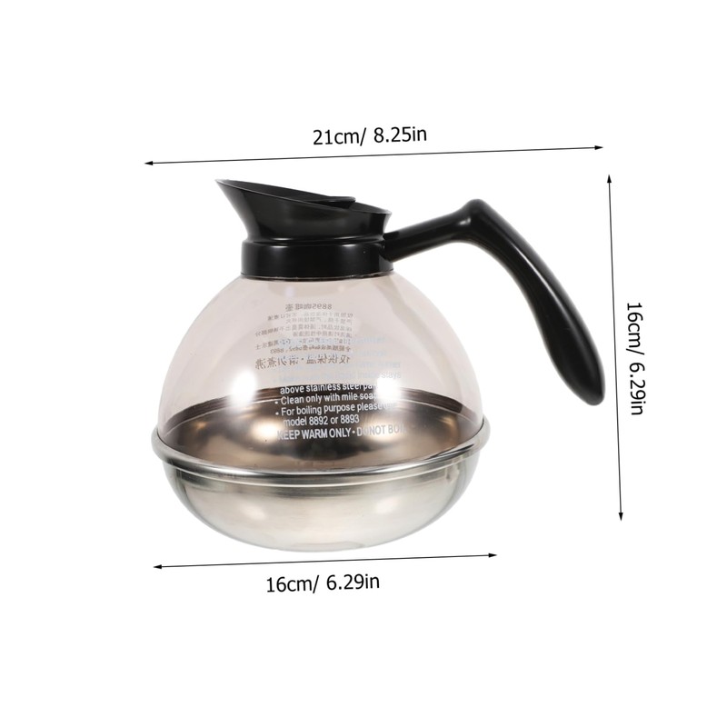 LABRIMP Stainless Kettle with Ergonomic Handle Induction Compatible Camping Coffee