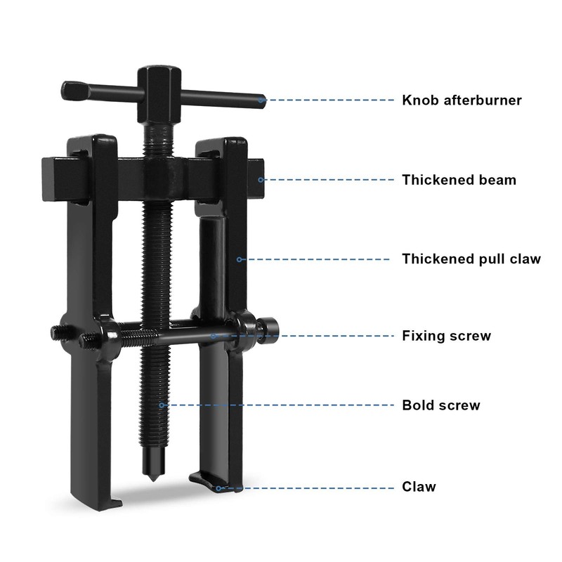 Universal Puller Tool 2 Arms, Bearing Puller Claw Puller Parallel