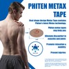 Phiten Metax Power Tape - Oval Shaped Water-Resistant Athletic Tape
