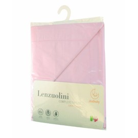 Baby Minder Italbaby 030.1010-1 3-Piece Pram Sheet Pink