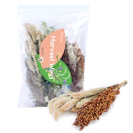 Niteangel Natural Flower & Herb Bedding Habitat Decor - for Hamsters Gerbils Mice Lemming Degus or Other Small Pets (Harvest Wind - Natural Poem Version)