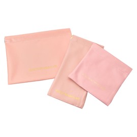 Pouch, Makeup Pouch, Cosmetic Pouch, Pouch Set, Small Item, Stylish, Cute, Waterproof, Cosmetics Storage Pouch, Compact, Mini, For Business Trips, Travel, For Women and Men (Pink)